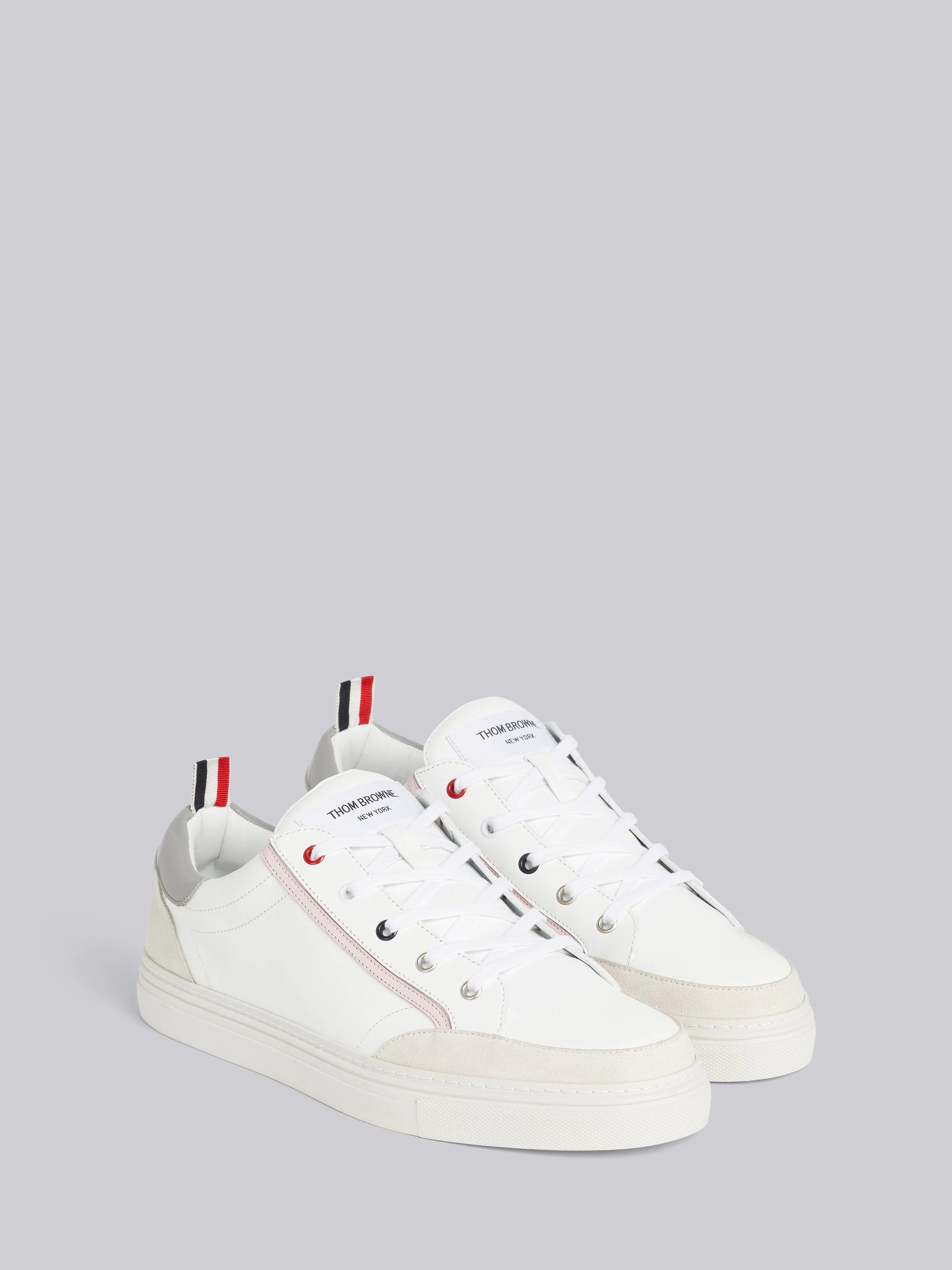 striped lace-up sneakers - 3