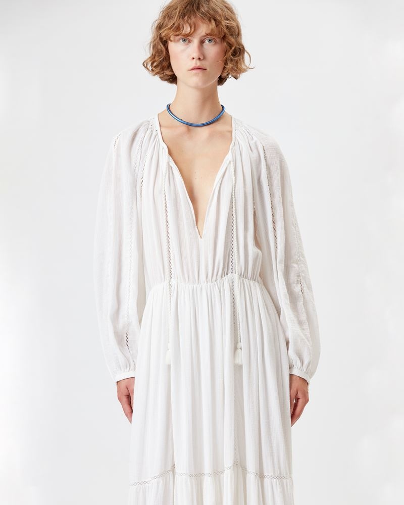 LATIFA COTTON AND LINEN DRESS - 3