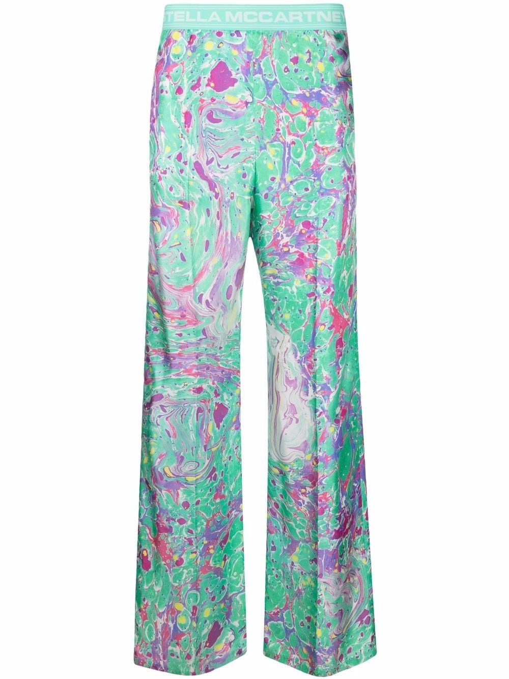 x Ed Curtis oil swirl trousers - 1