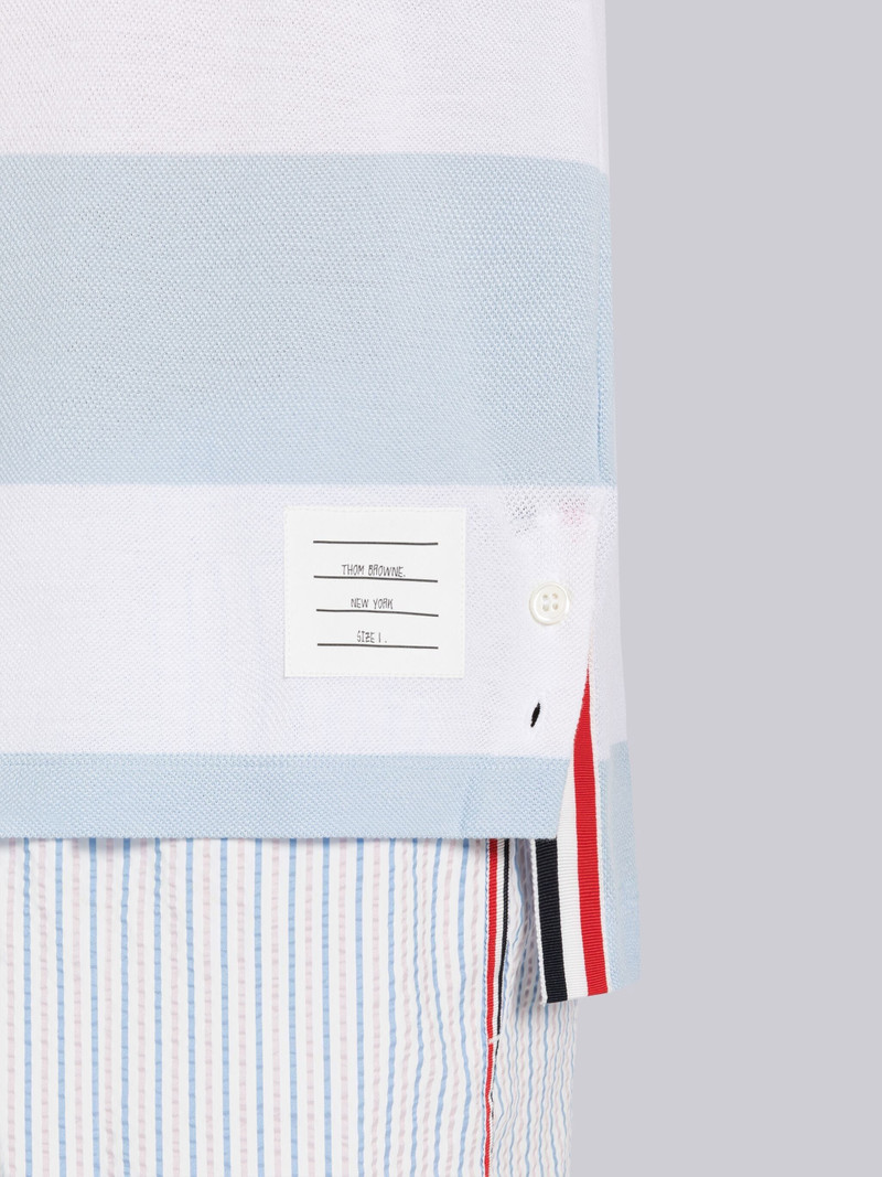 RUGBY STRIPE PIQUE OVERSIZED SHORT SLEEVE POCKET TEE 6