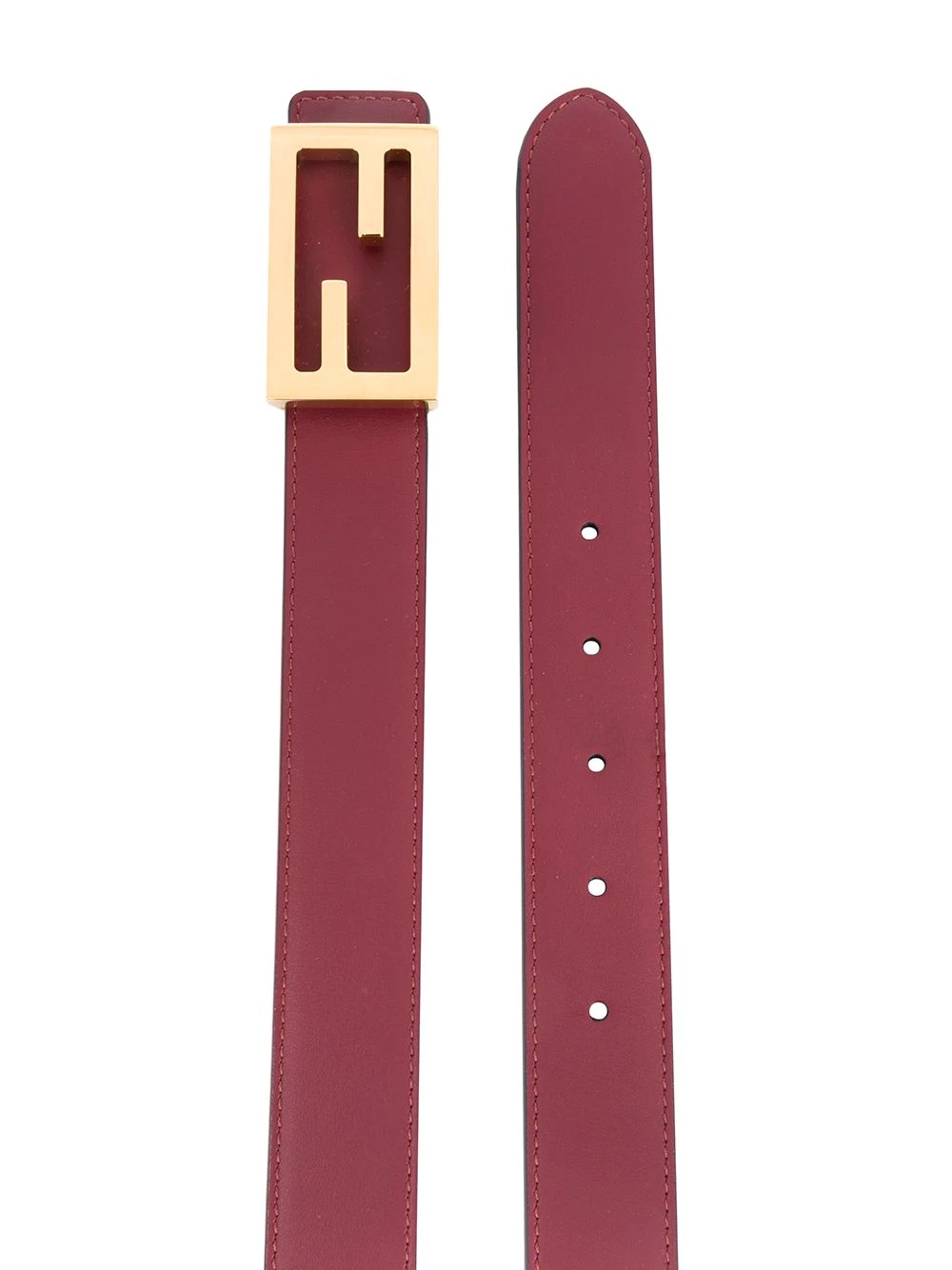 FF-motif buckle belt - 2