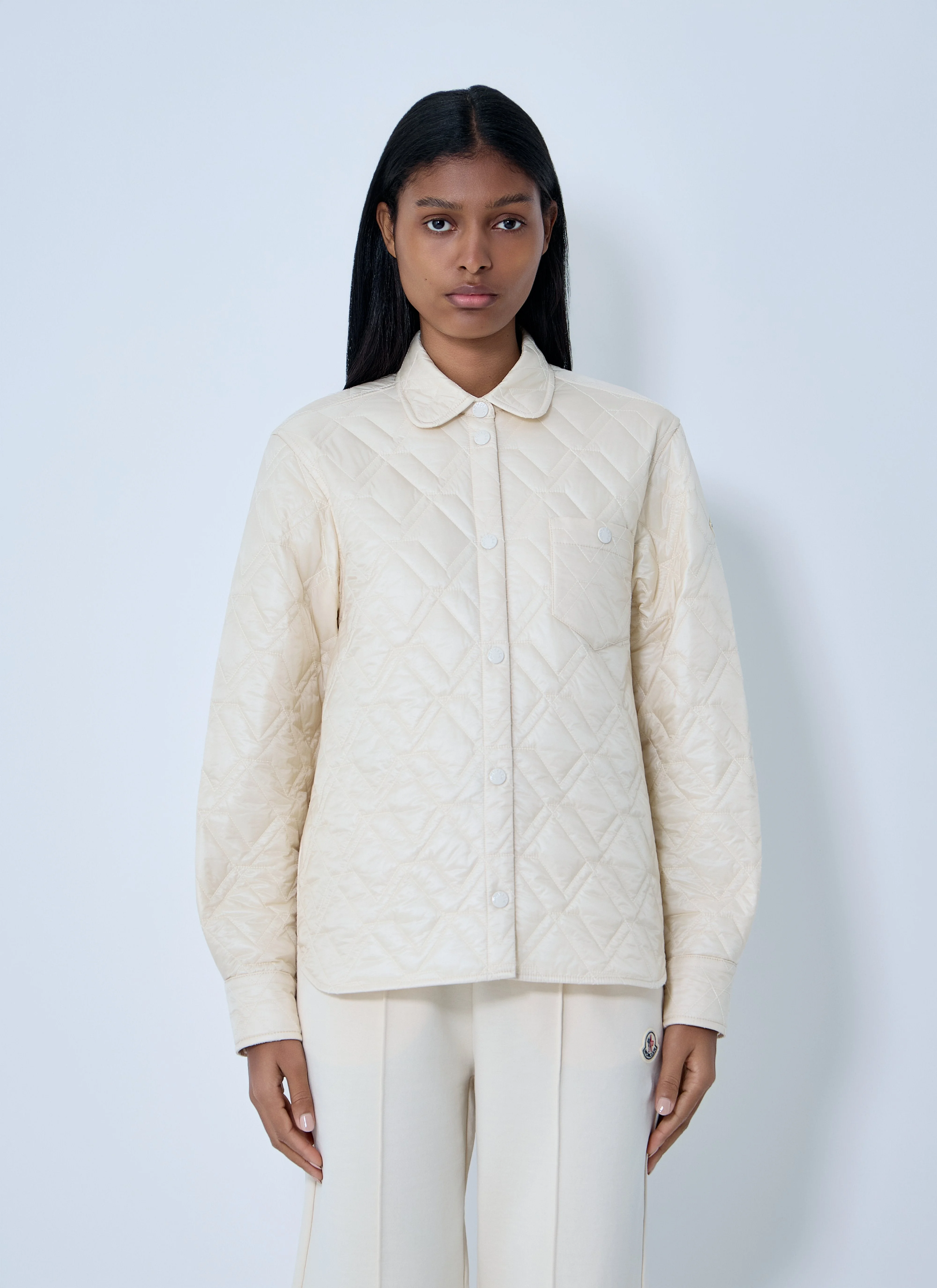 Moncler Women Logo Motif Quilted Jacket - 1