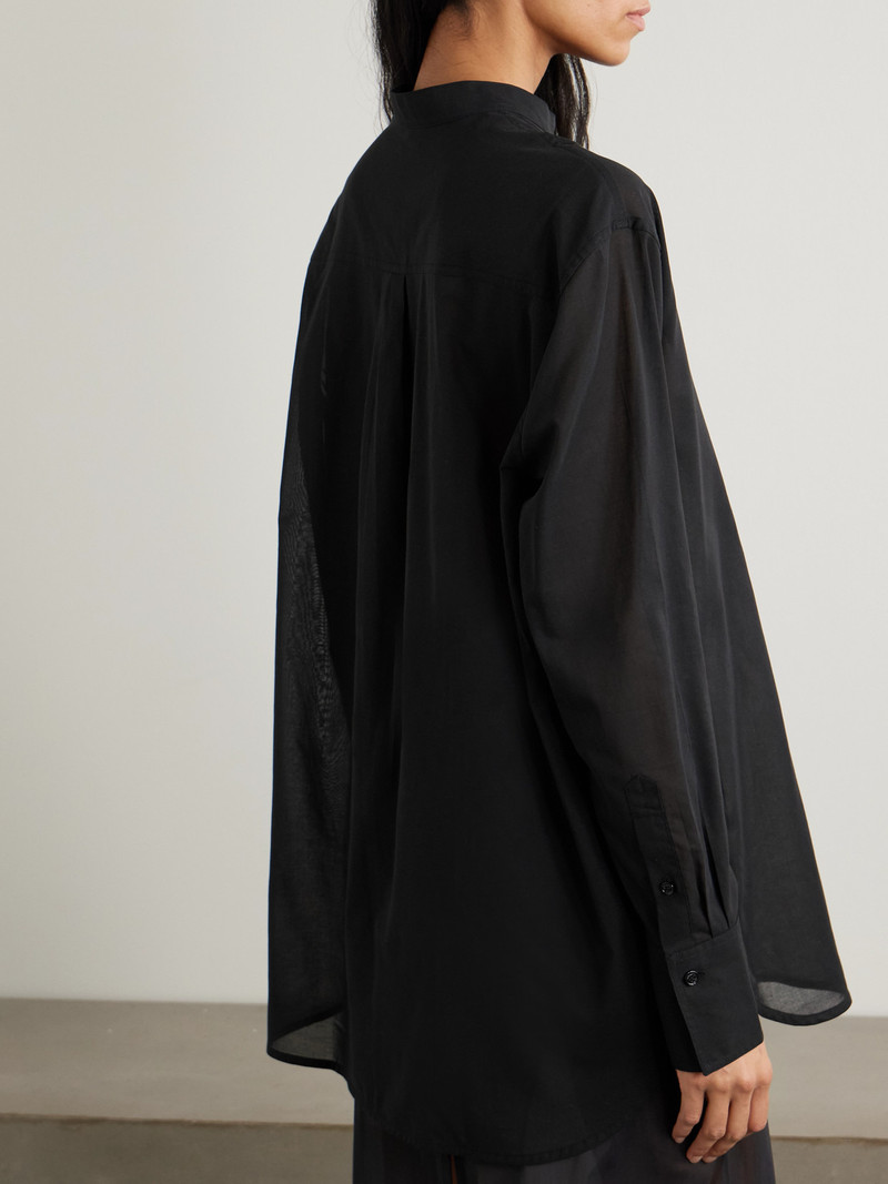 Embroidered Organic Cotton-voile Shirt 3