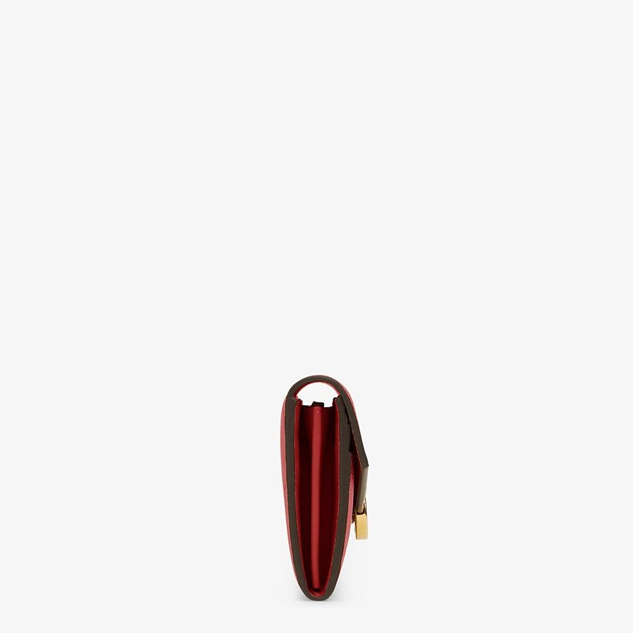 Red leather wallet - 3