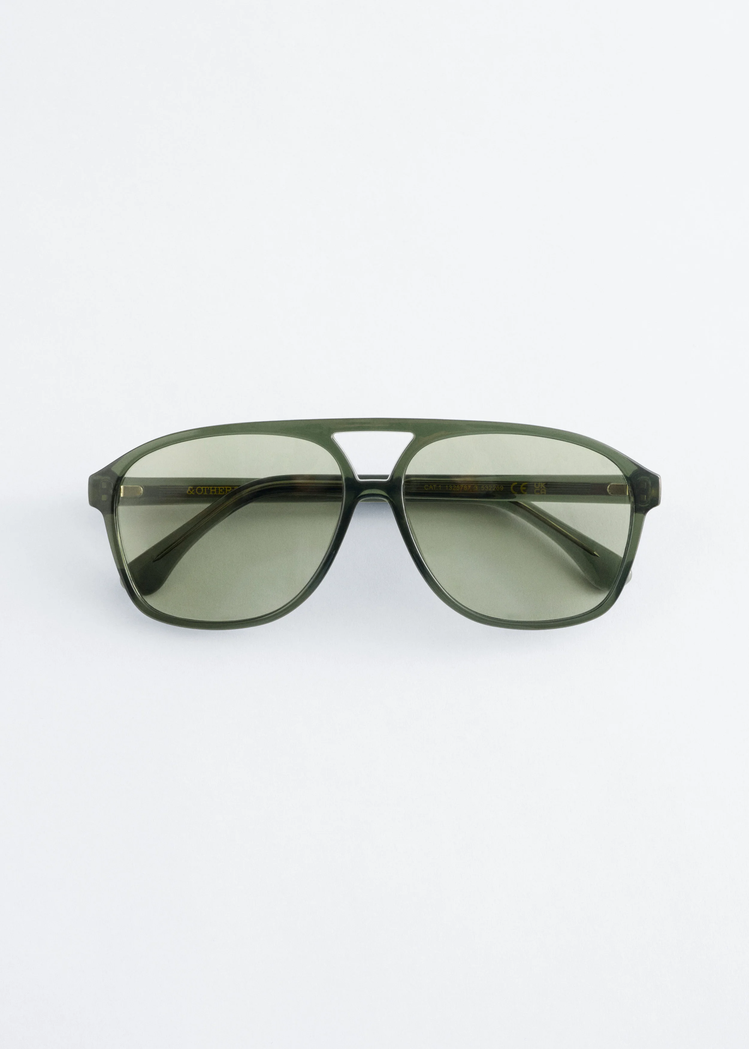 Oversized Aviator Sunglasses - 1