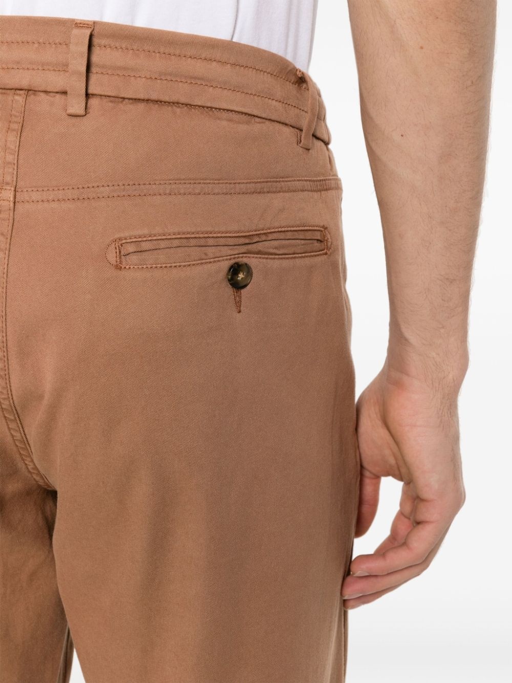 twill tapered trousers - 5