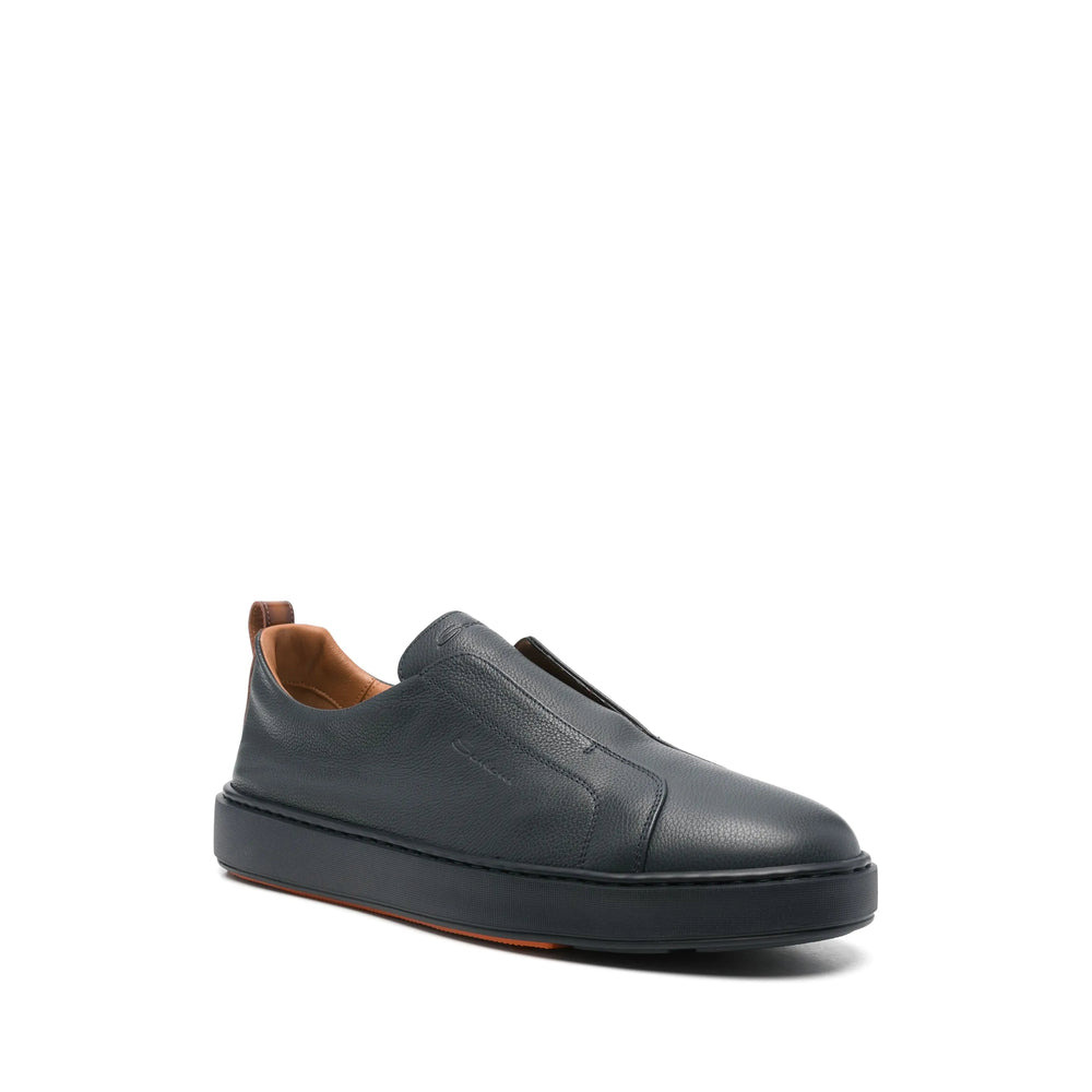 Santoni Blue Trainers - Low-Tops Men - 3