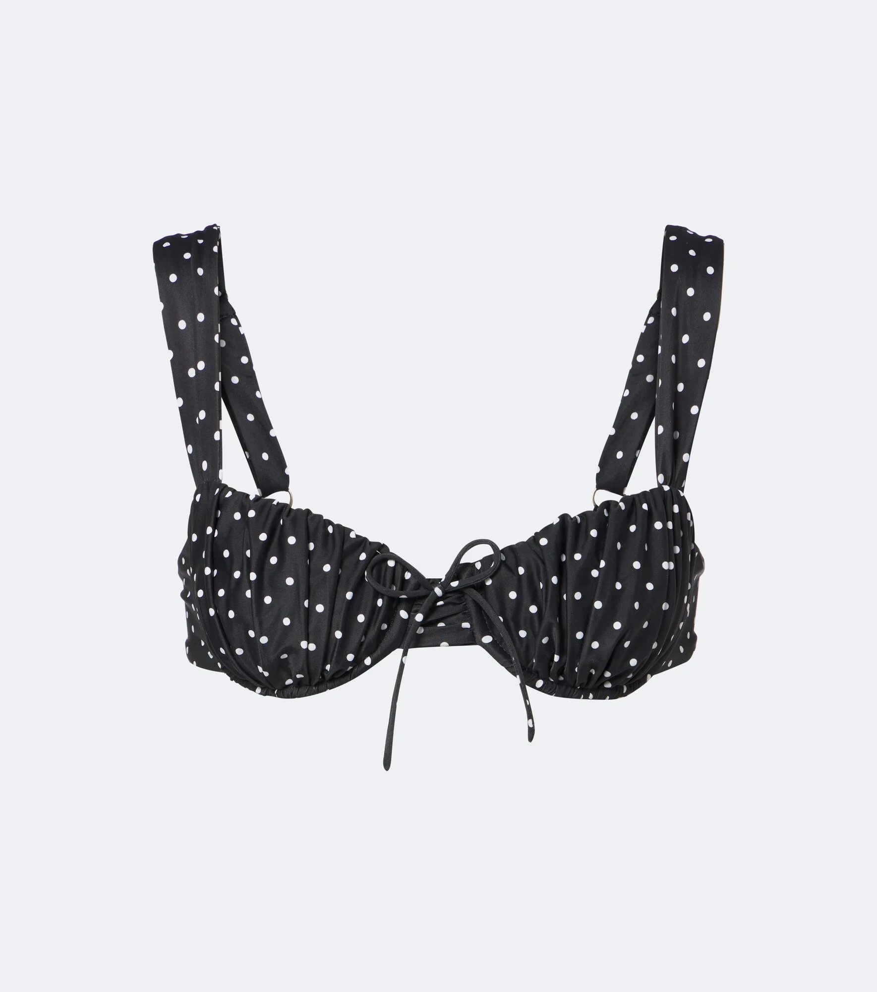 Dinard polka-dot bikini top - 1