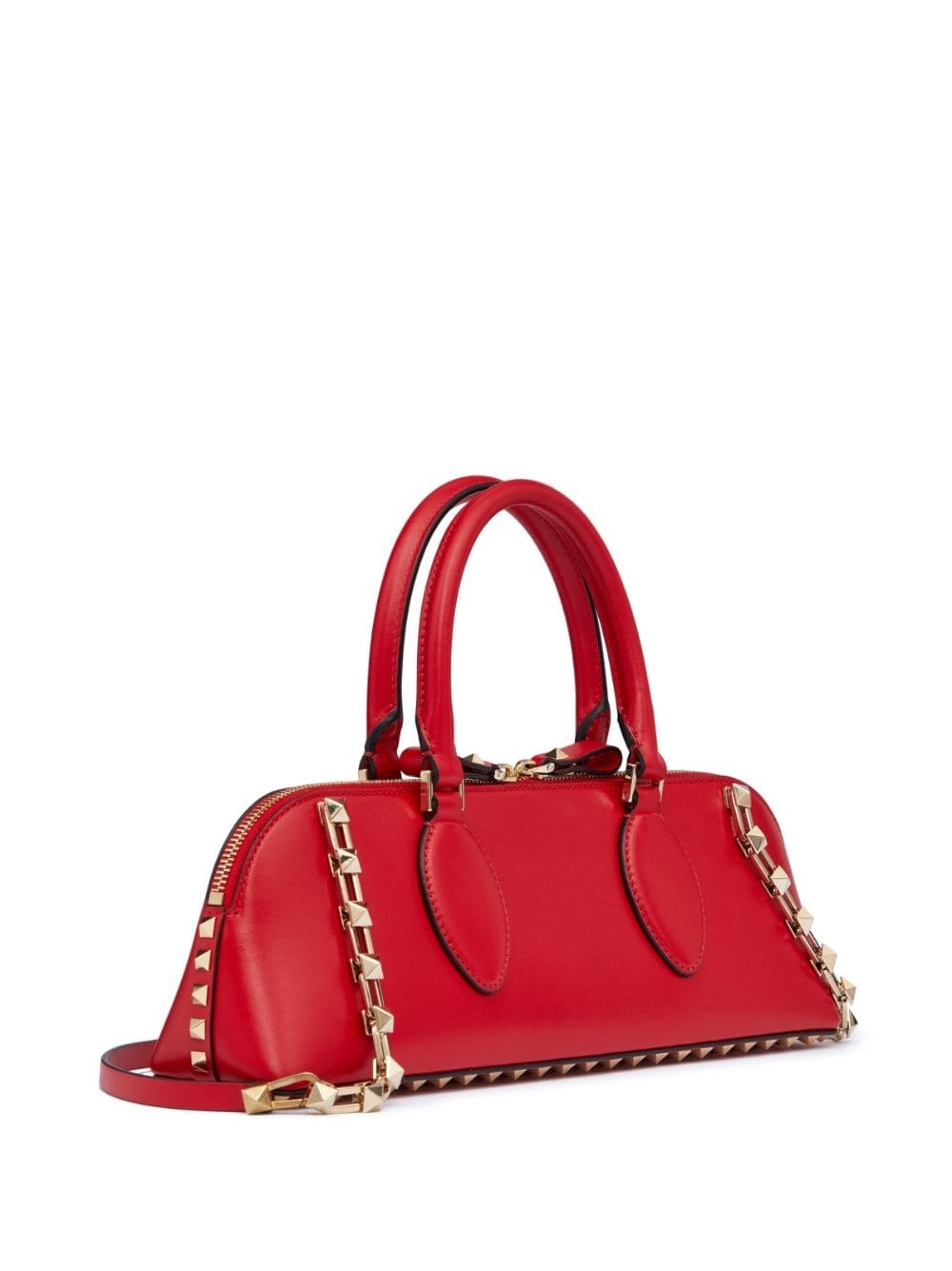 Rockstud East-West leather tote bag - 4