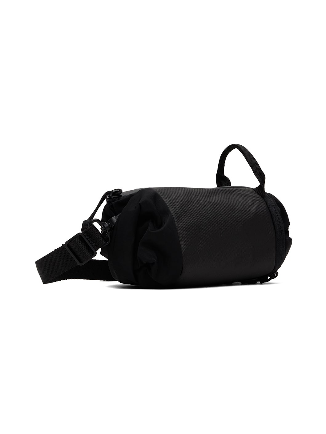 Black Mini Duffle Smooth Bag - 3