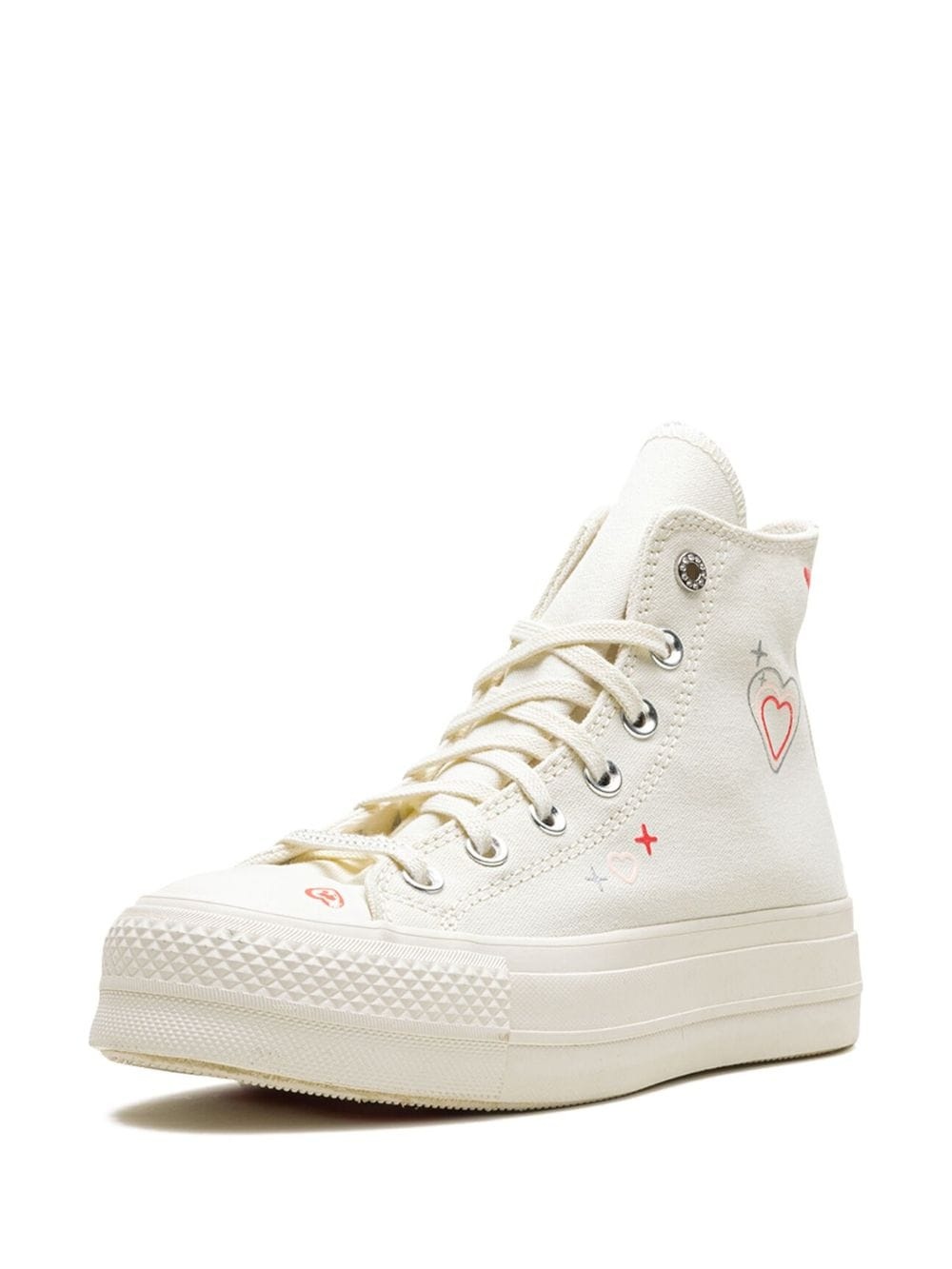 Chuck Taylor All Star Lift Platform High "Y2K Heart" sneakers - 4