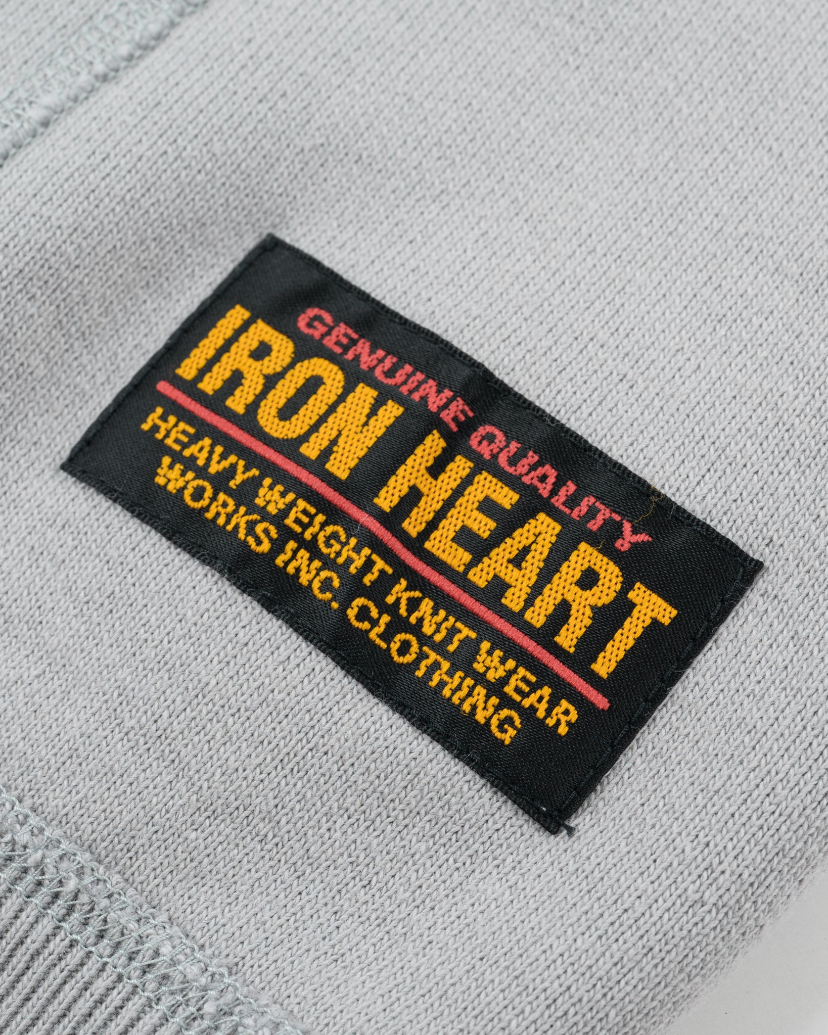 IHSW-49-GRY 14oz Ultra Heavyweight Loopwheel Cotton Hoodie - Grey - 6