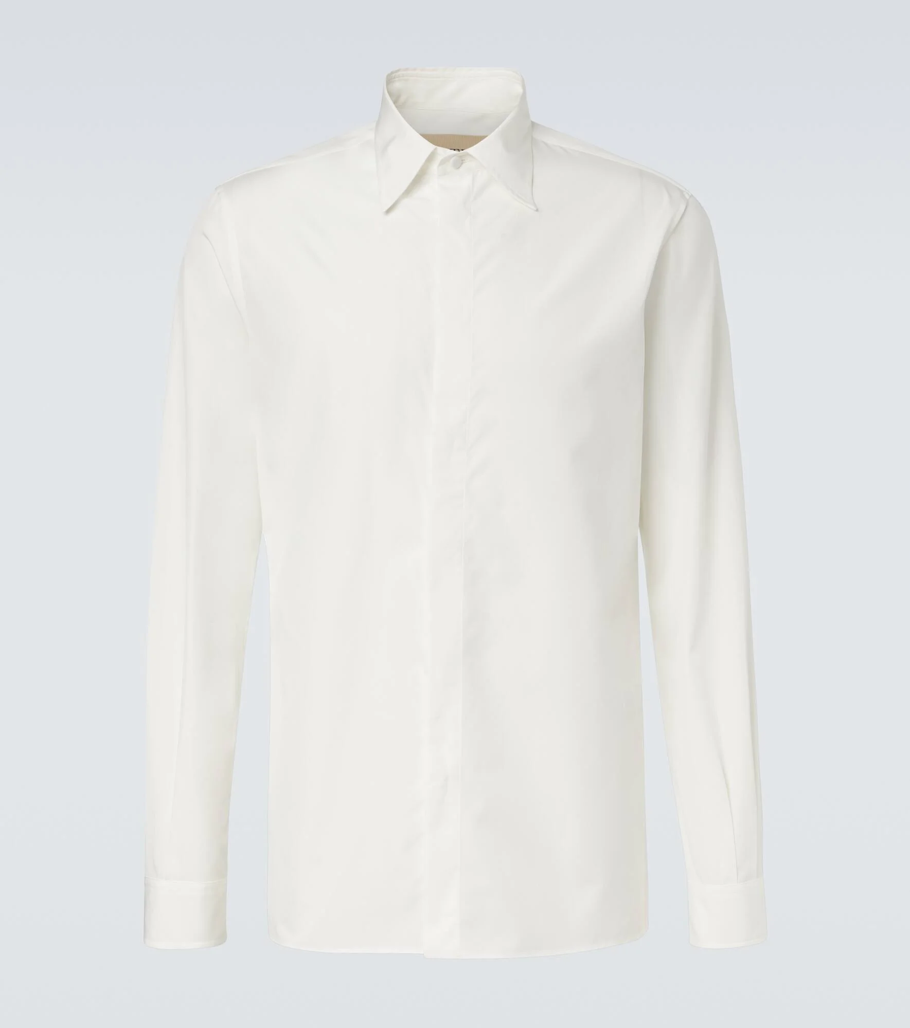 Cotton poplin shirt - 1