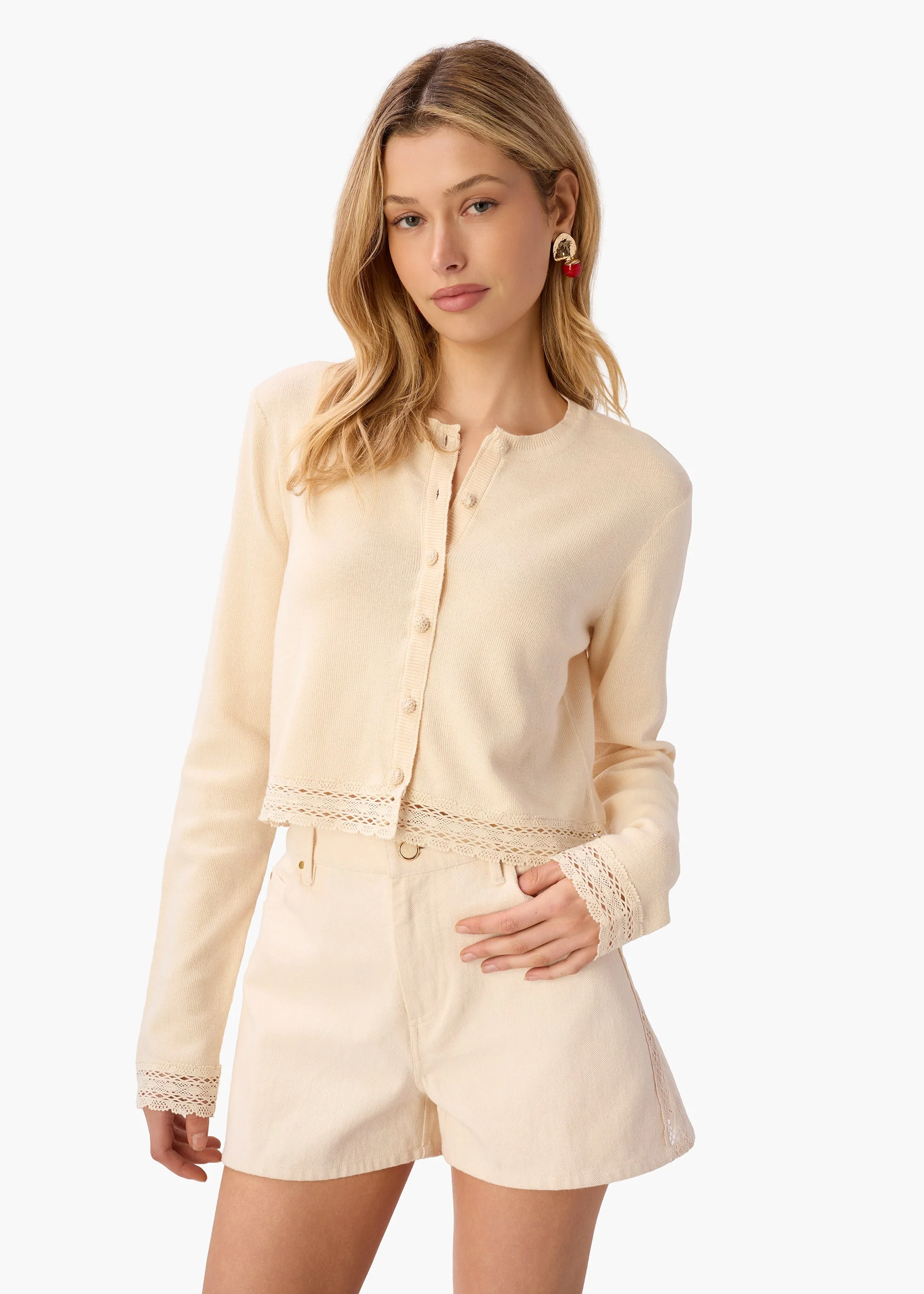 NICOLA CARDIGAN BONE - 1