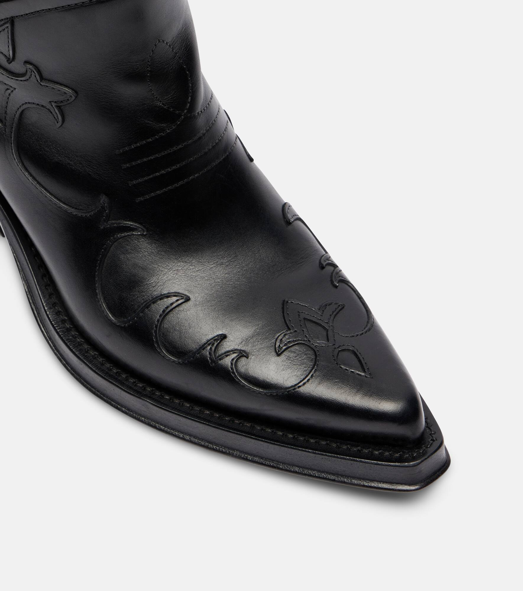 Capitana leather cowboy boots - 5