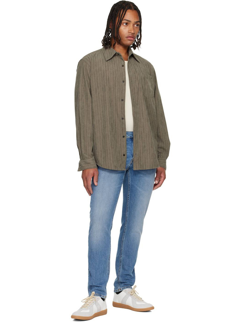 Nudie Jeans Blue Solid Ollie Jeans outlook