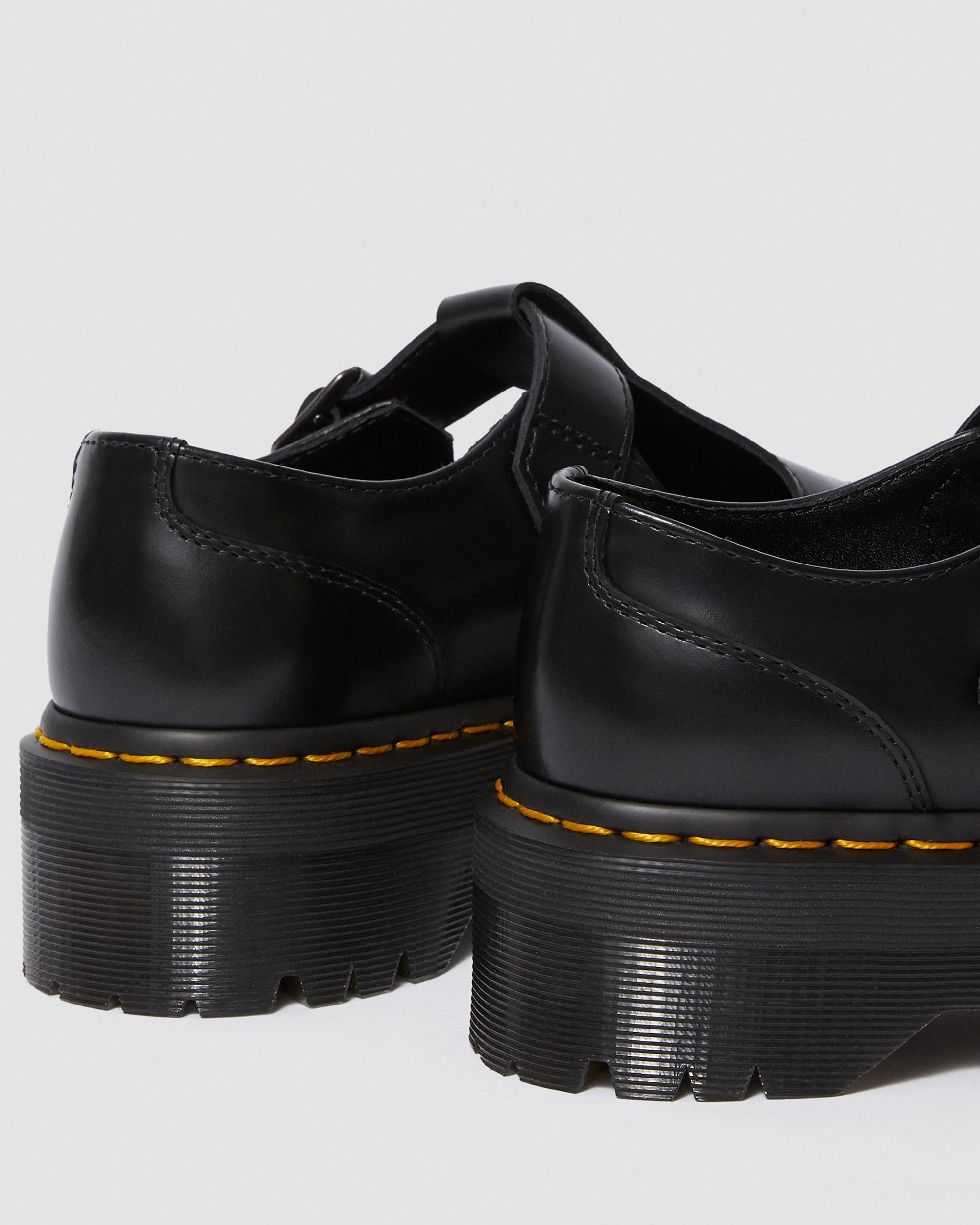 Bethan Polished Smooth Leather Platform Shoes - 6
