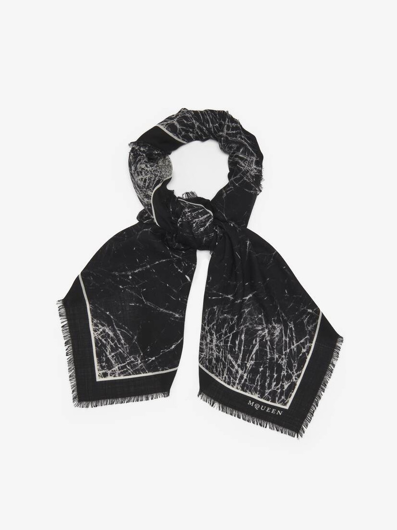 Alexander McQueen Smashed Screen Shawl outlook