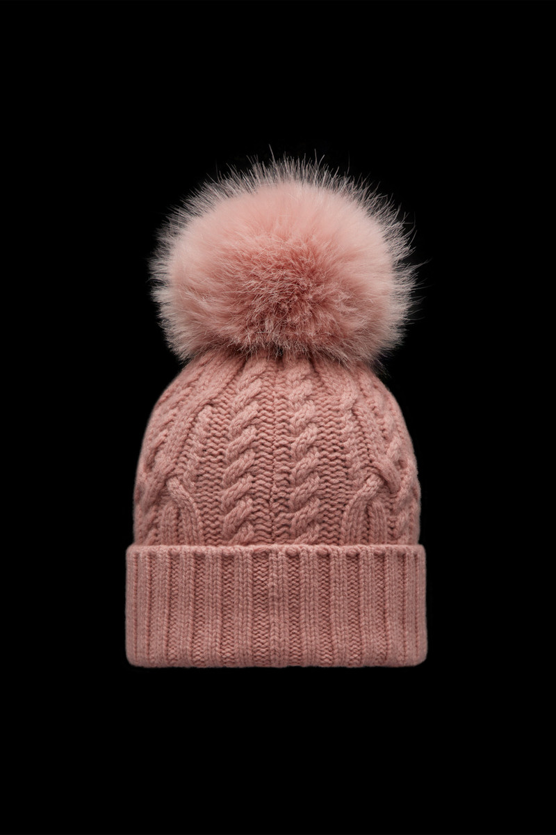 Cashmere Blend Beanie With Pom Pom 4