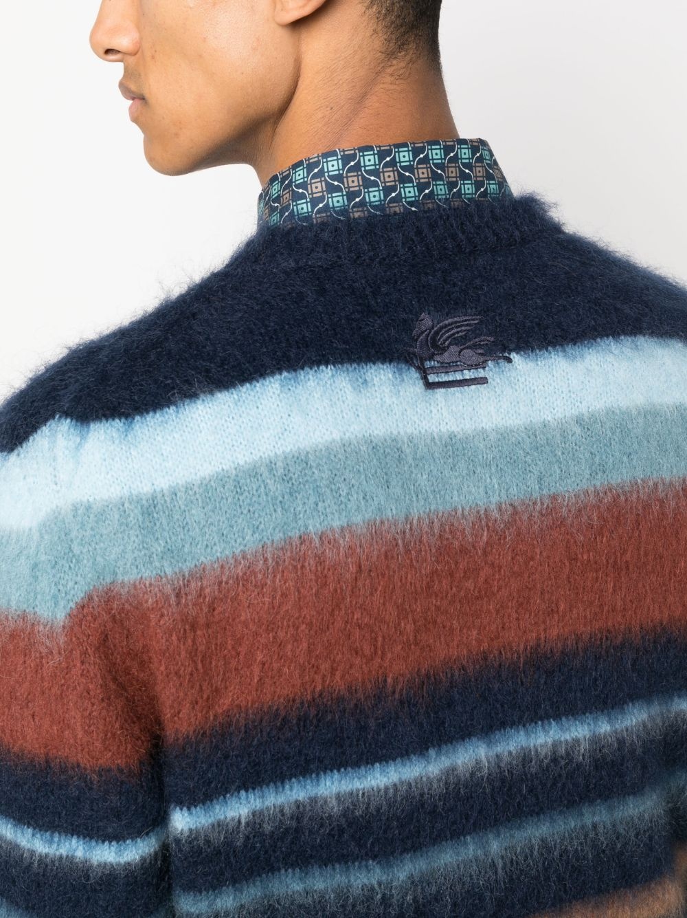 striped mohair-wool sweatshirt - 5