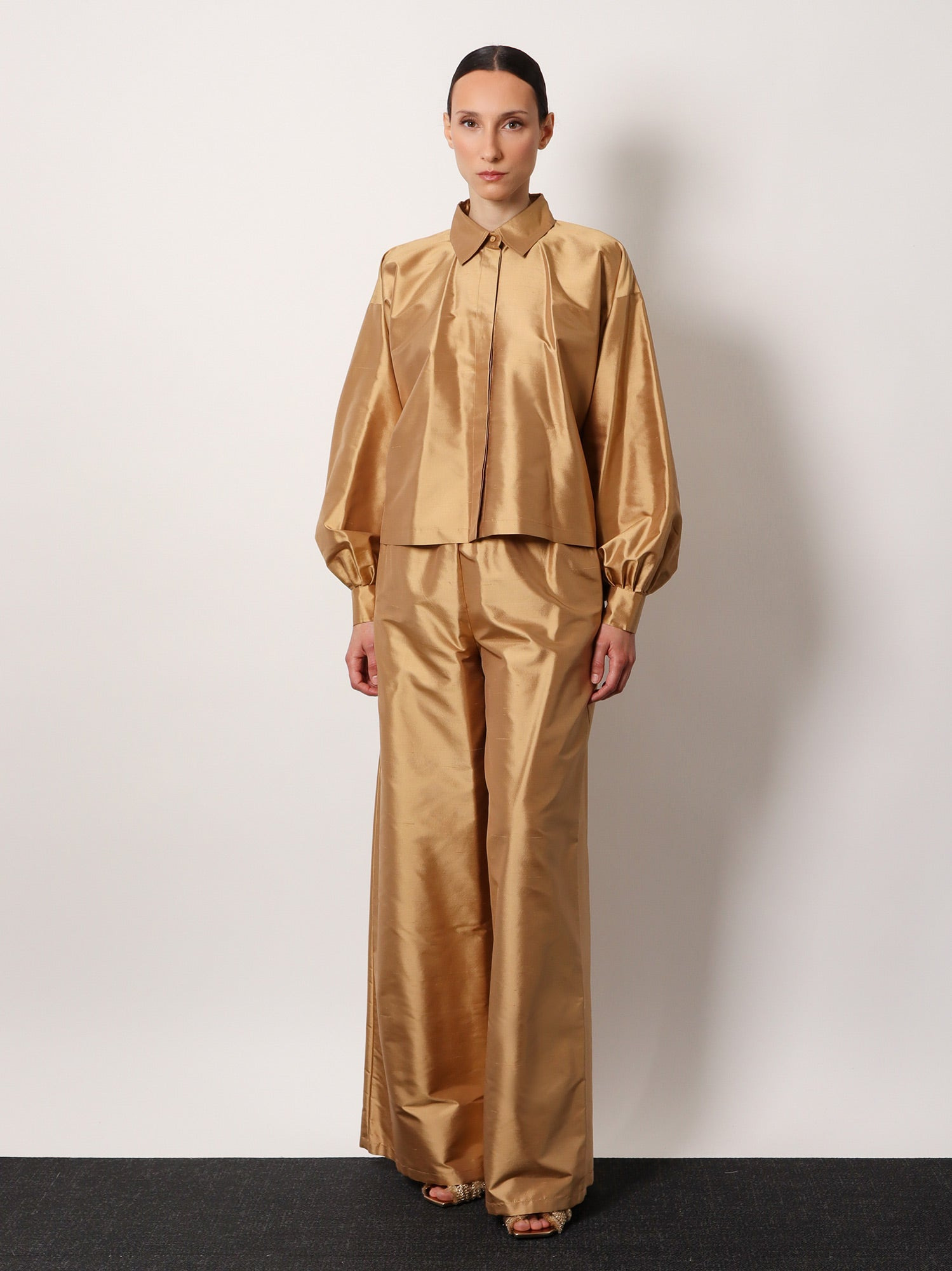 Avio Shantung Trousers - 2