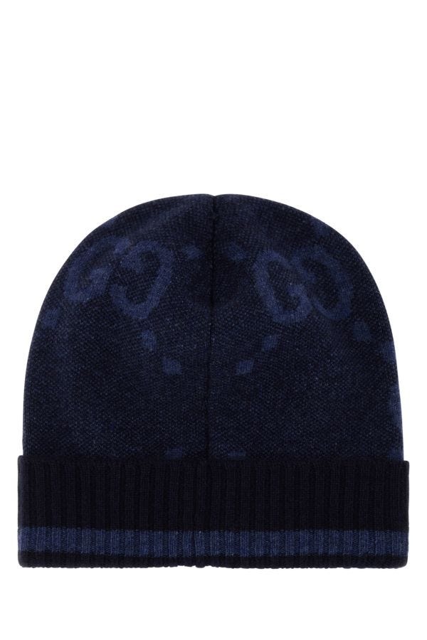 Gucci Woman Embroidered Cashmere Beanie Hat - 2