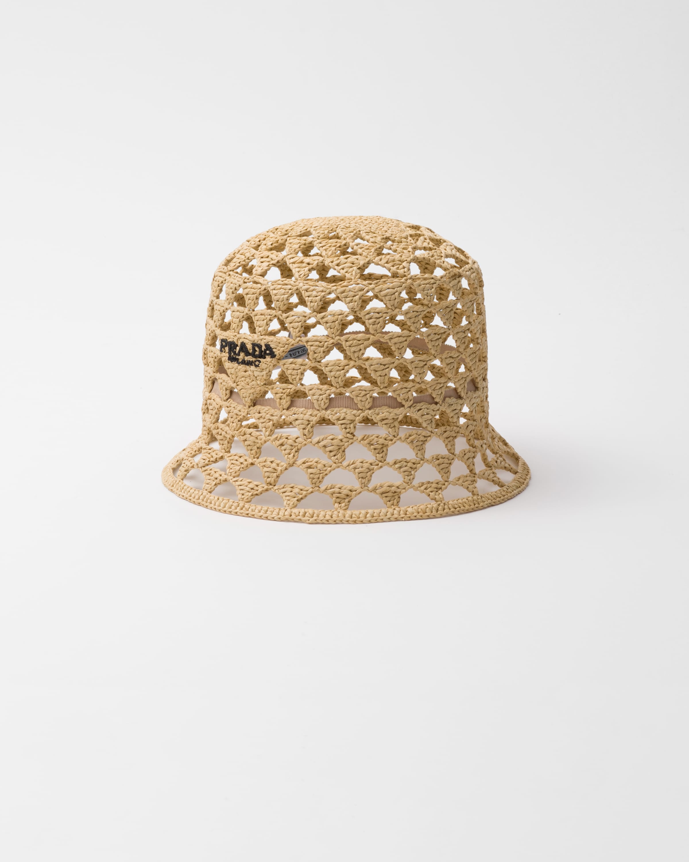 Woven fabric bucket hat - 1