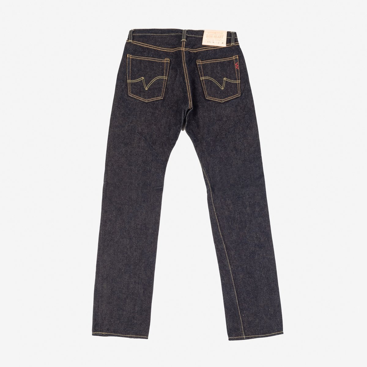IH-634S-19L 19oz Left Hand Twill Selvedge Denim Straight Cut Jeans - Indigo - 4