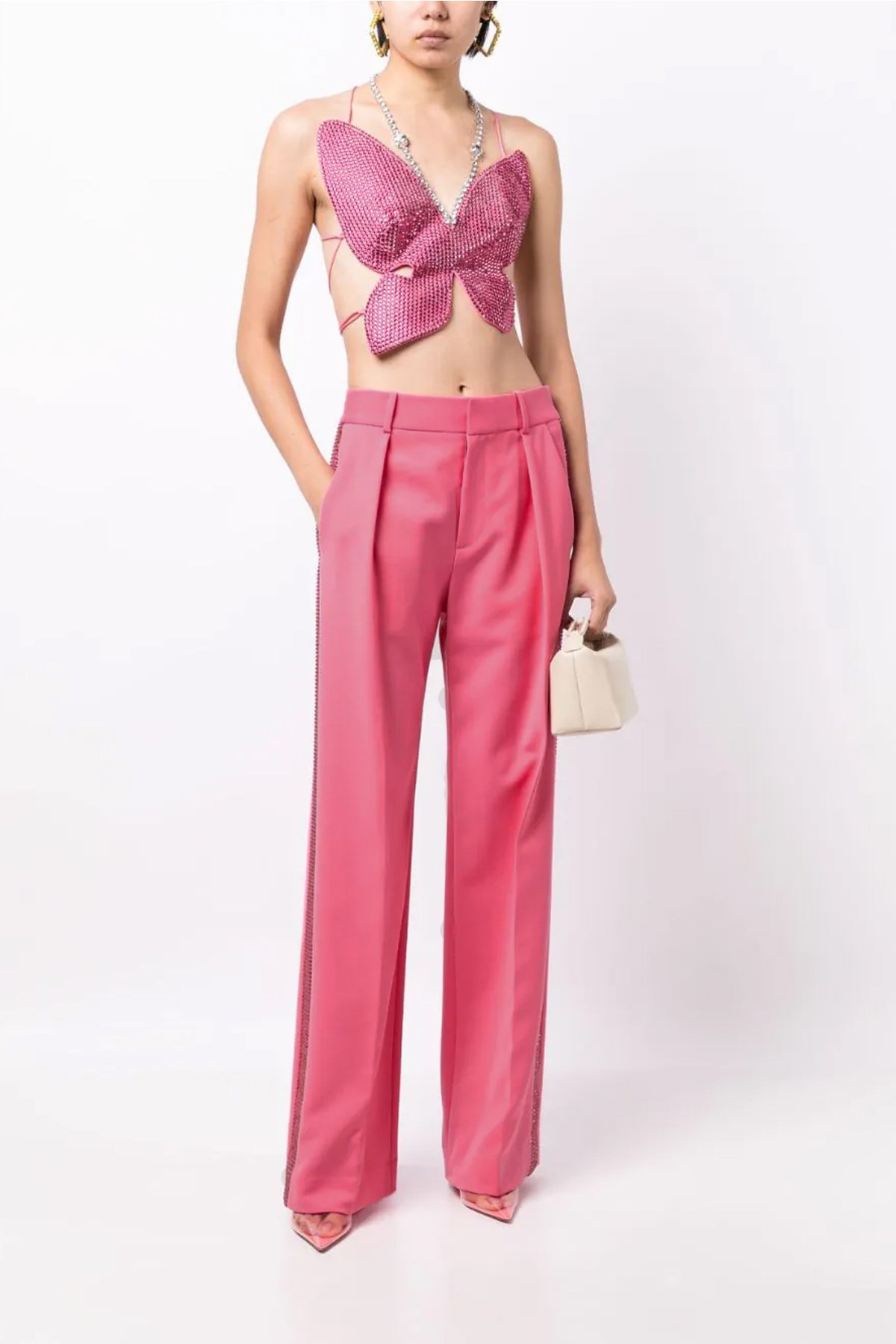 'Crystal Embellished' pants - 2