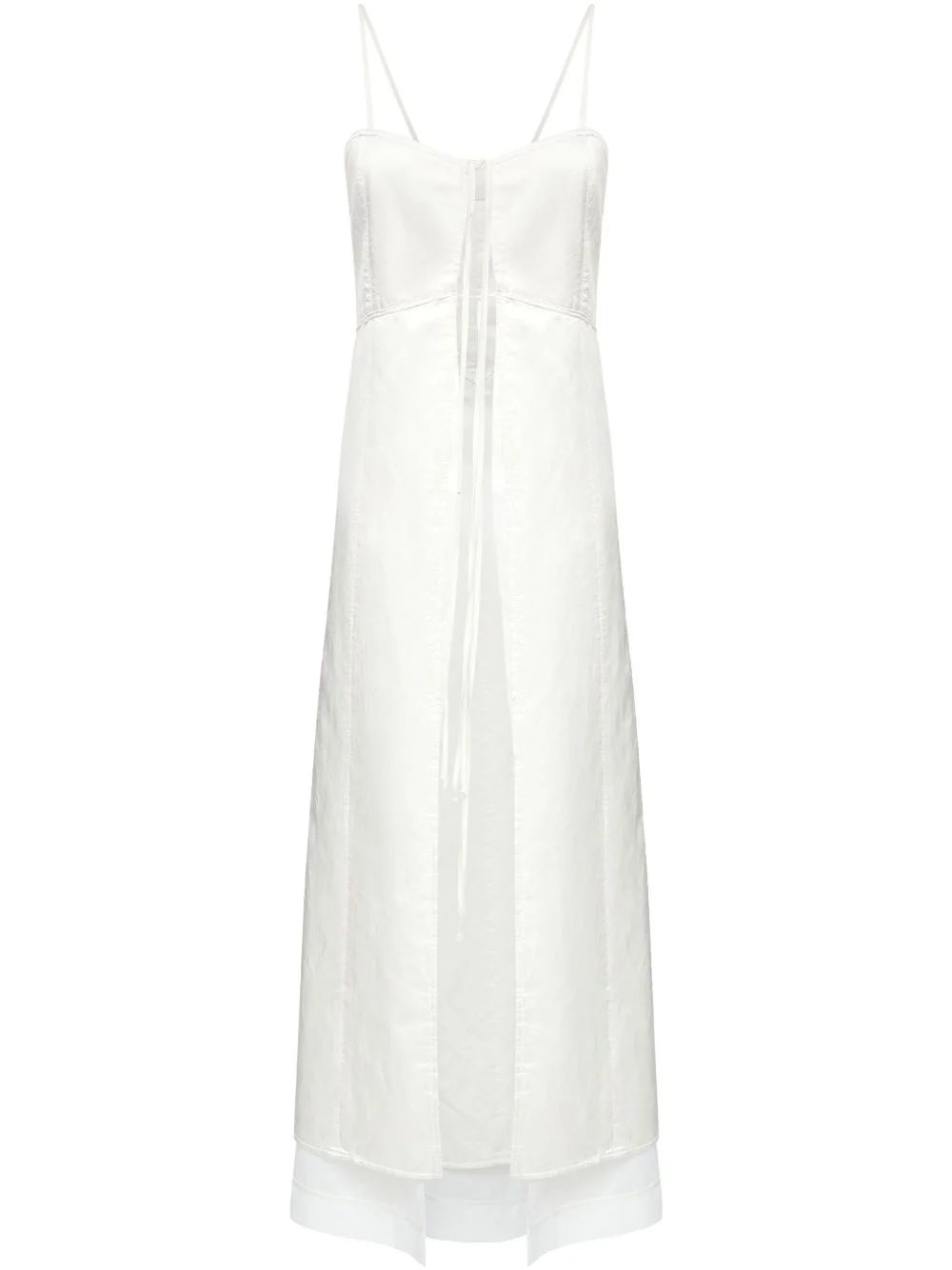 sleeveless midi dress - 1