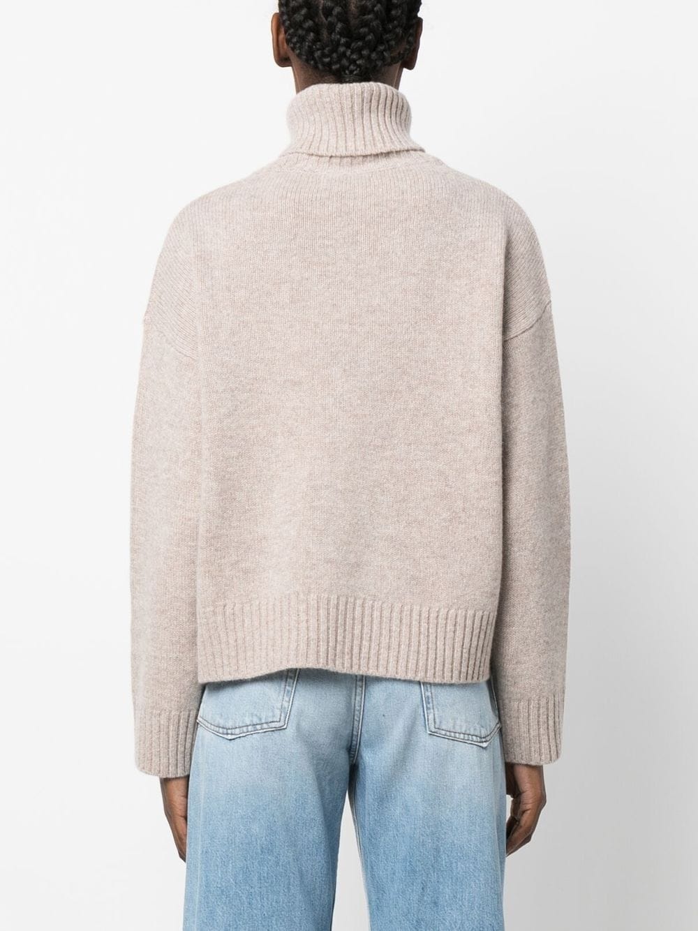 wool roll-neck jumper - 4