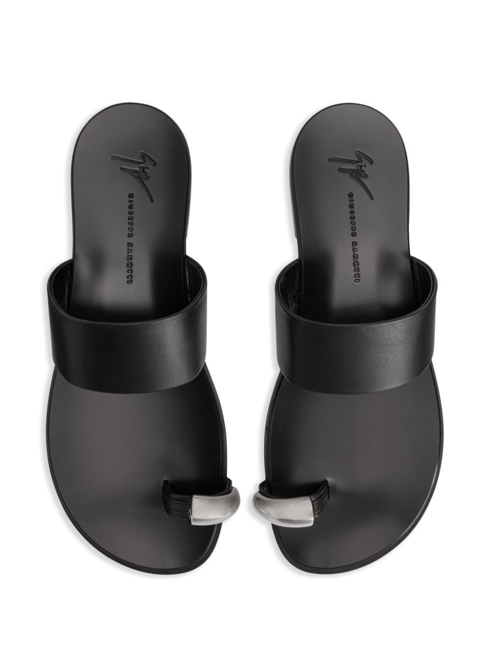 Norbert leather slides - 4