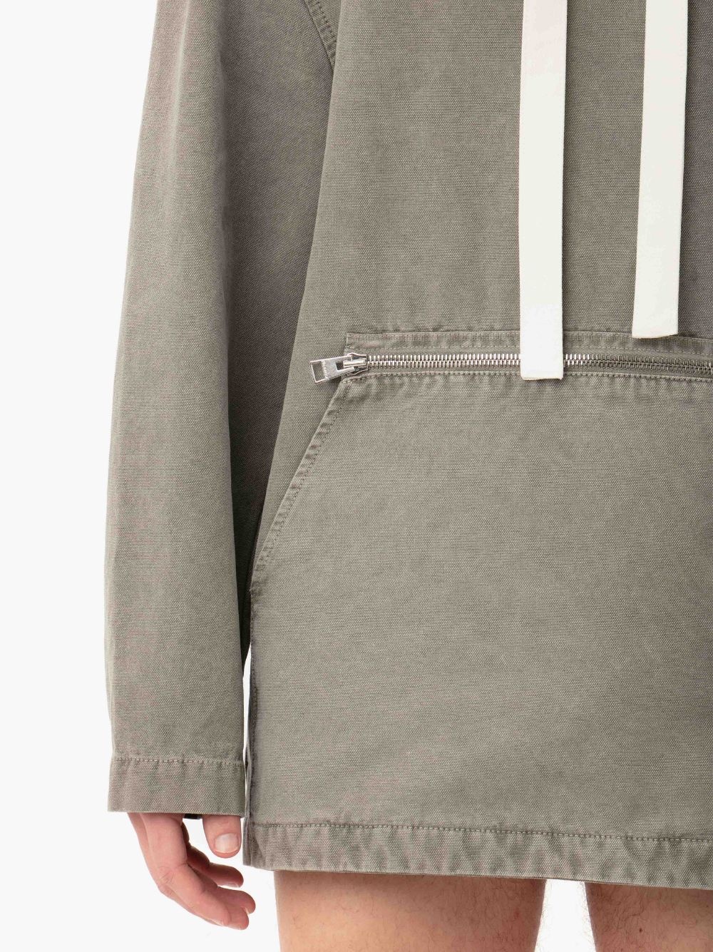 FRONT POCKET ANORAK STYLE HOODIE - 6