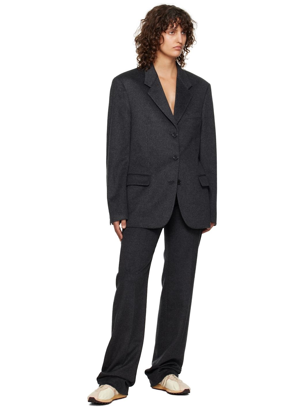 Gray Lasonne Blazer - 4