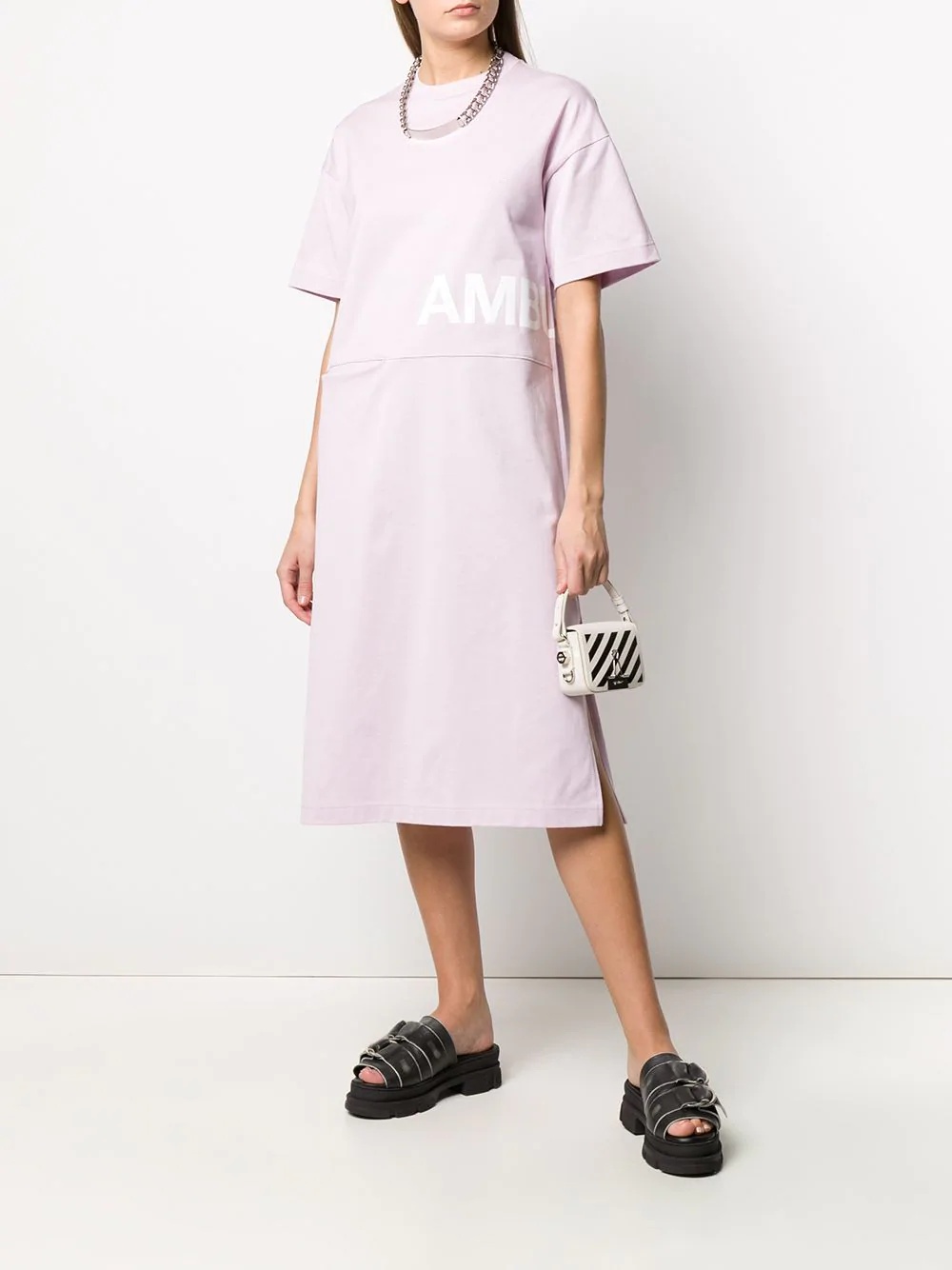 logo T-shirt dress - 2