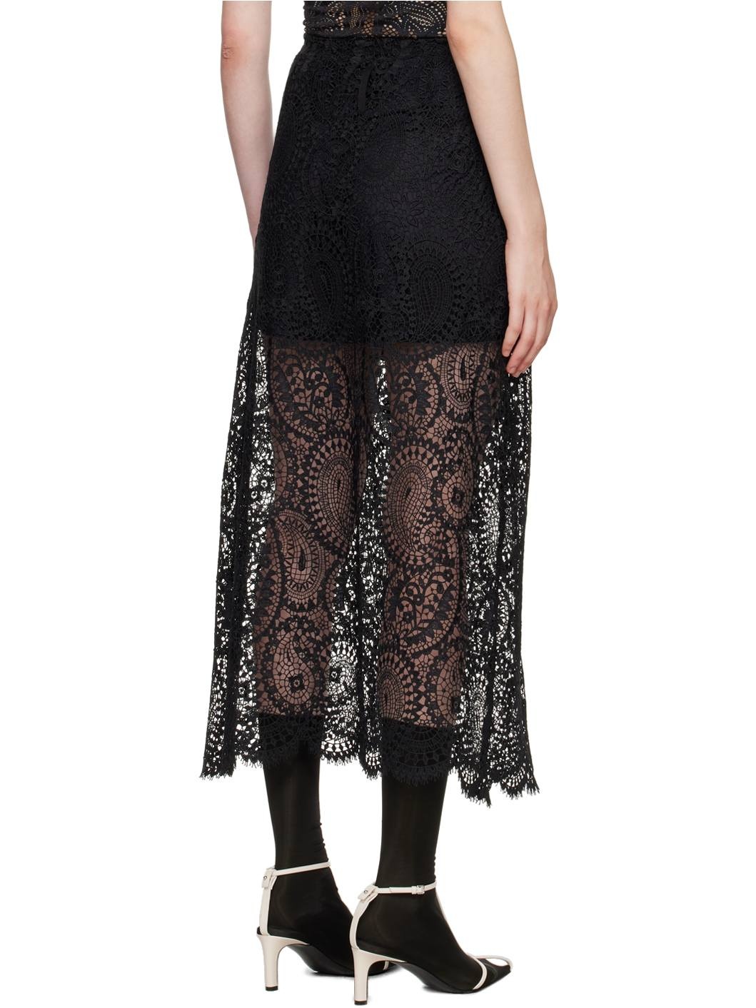 SSENSE Exclusive Black Dion Midi Skirt - 3