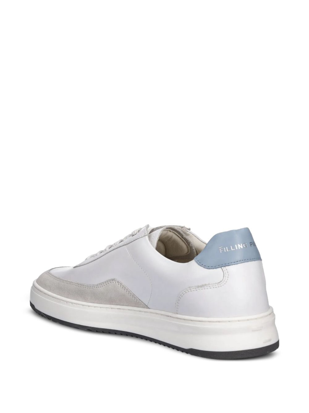 suede-panel sneakers - 4