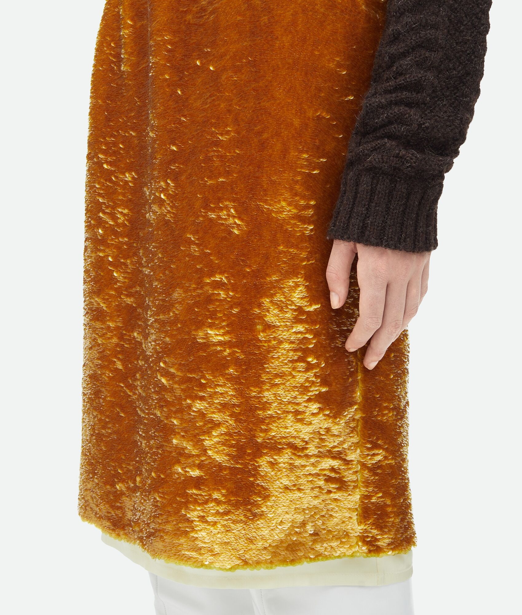 Sequin Embroidered Midi Skirt - 4