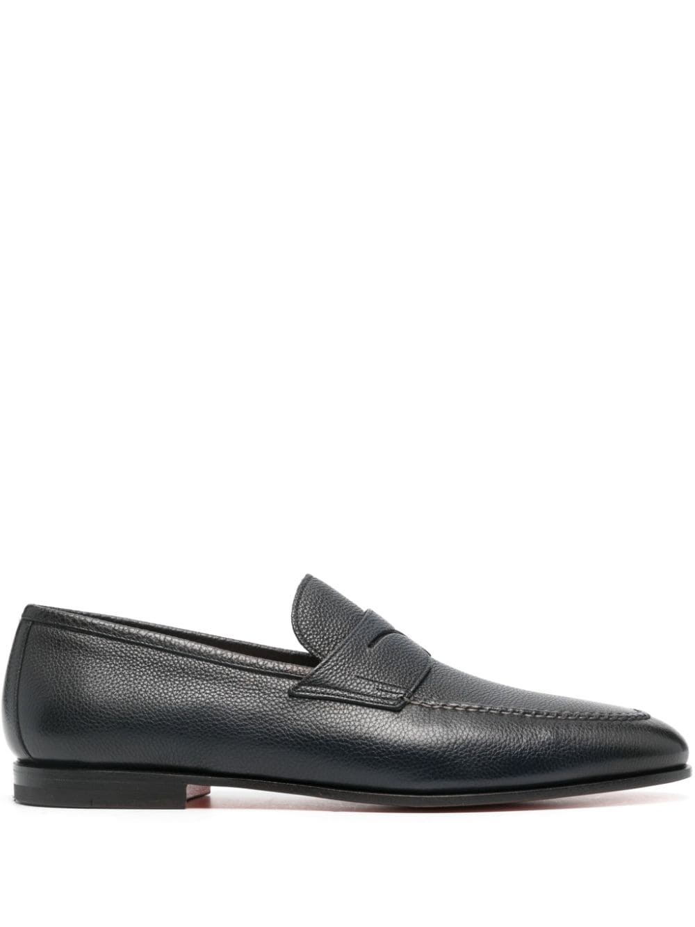 penny-slot leather loafers - 1