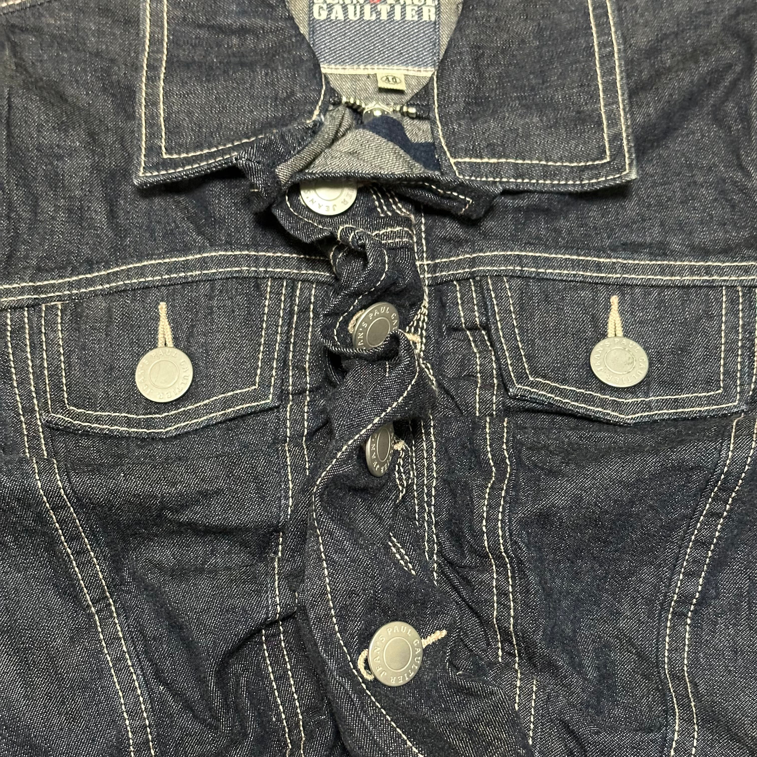 JEAN PAUL GAULTIER Spring Summer 2005 Transformation Denim Jacket - 4