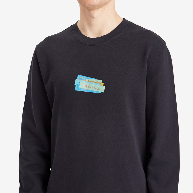 Paul Smith Paul Smith PS Label Print Sweatshirt outlook