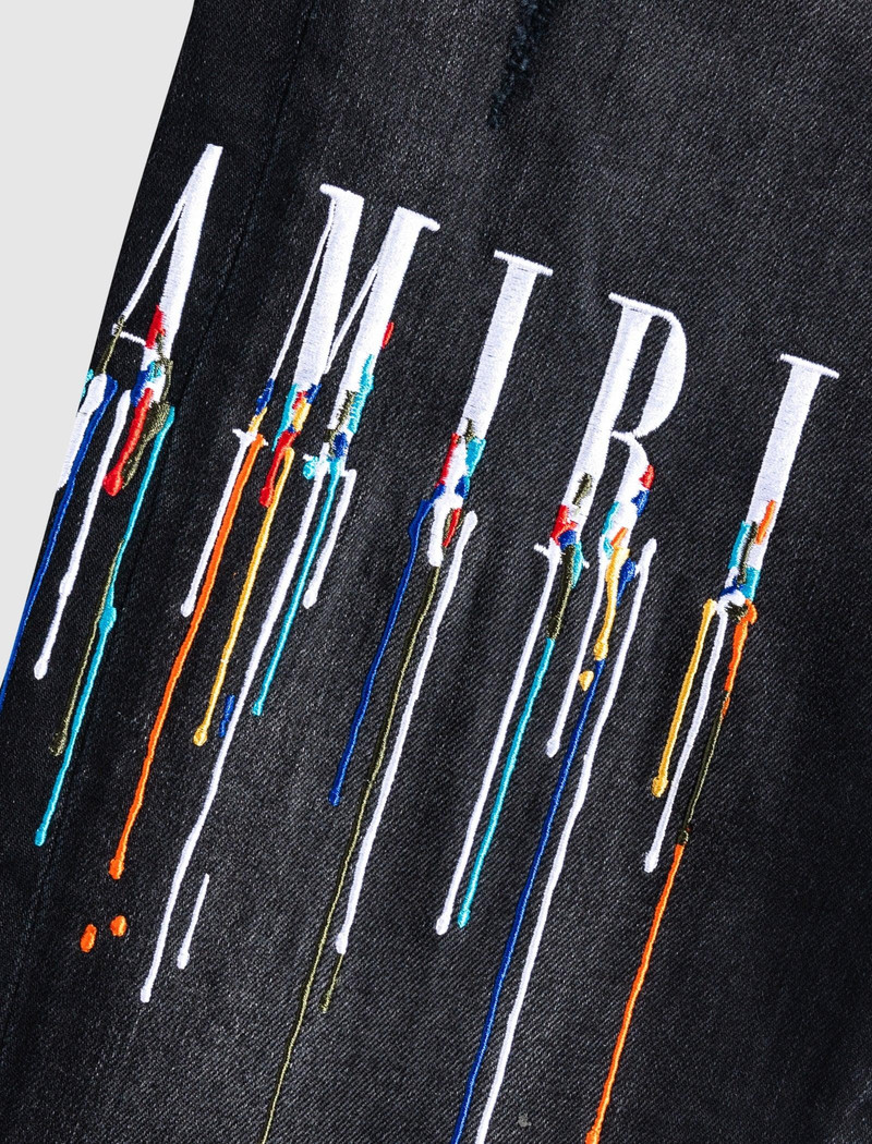 AMIRI DRIP LOGO JEAN outlook