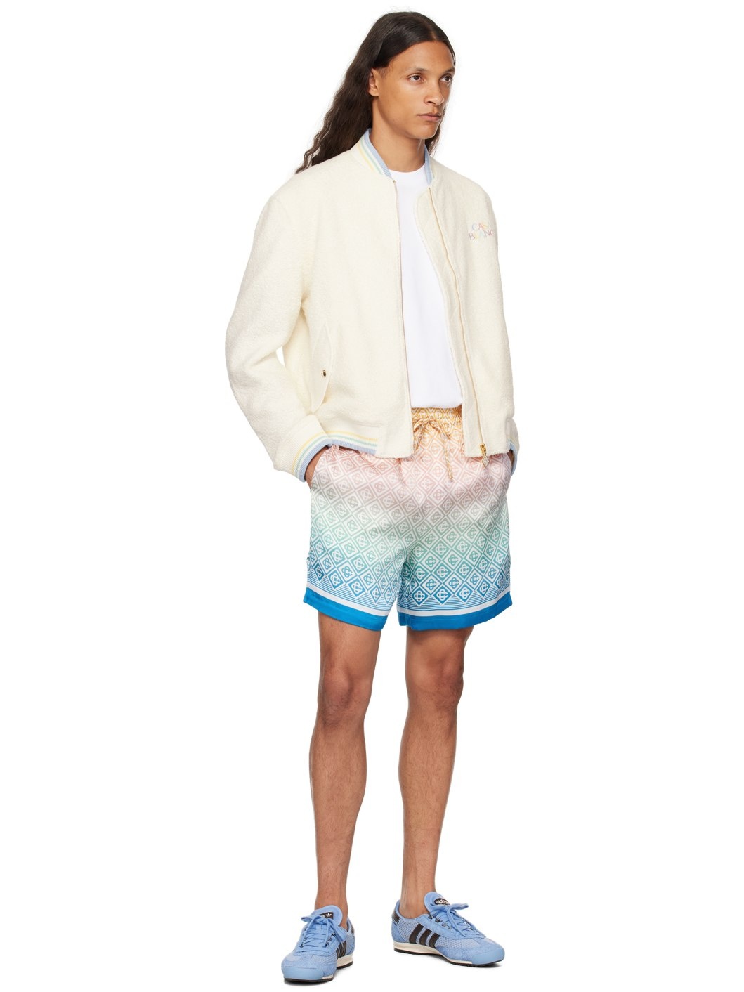 Multicolor Gradient Monogram  Shorts - 4