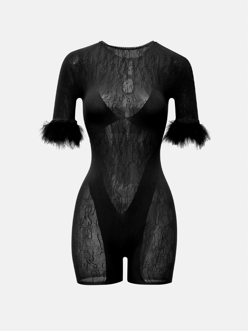 VANDERBILT PLAYSUIT BLACK 1
