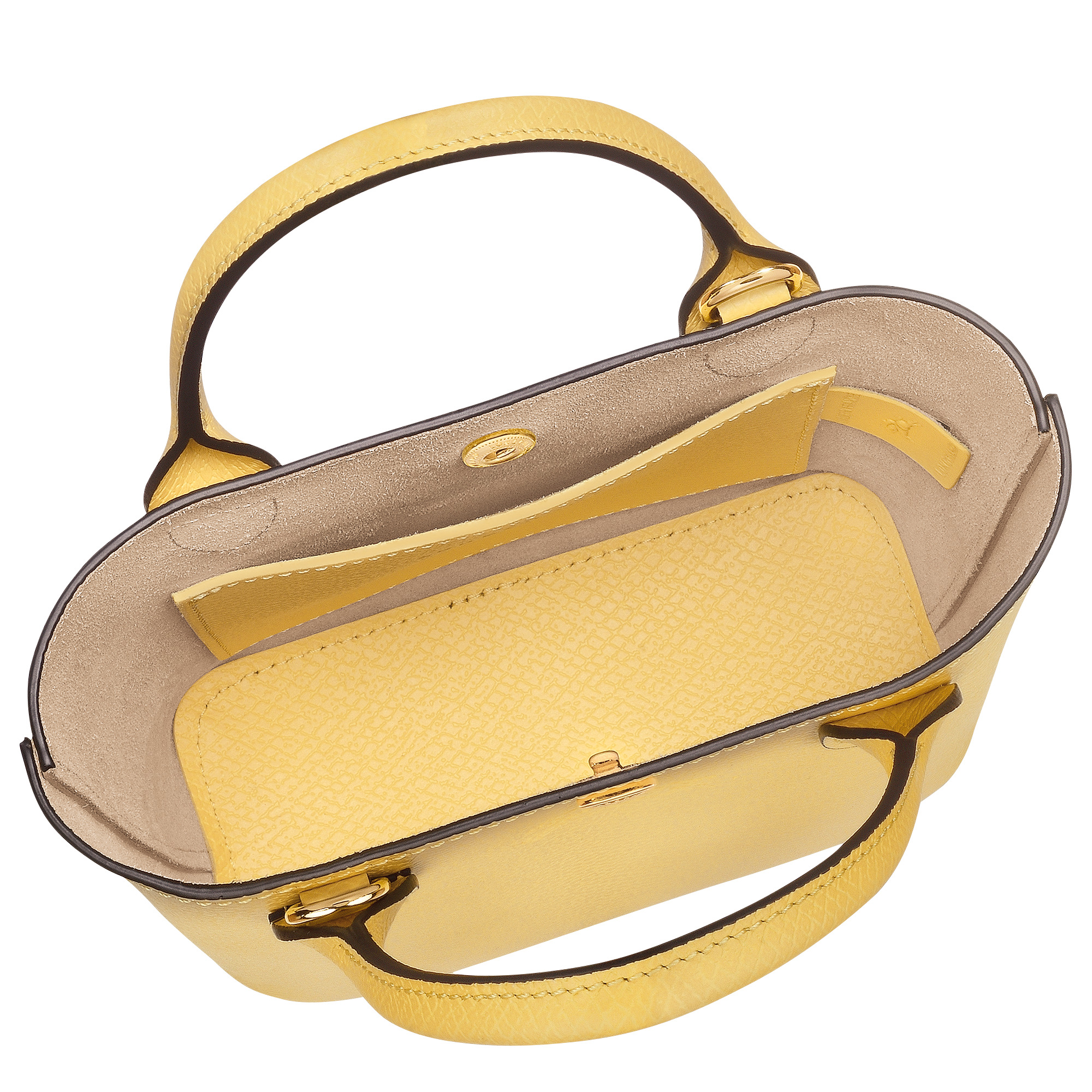 Épure XS Tote bag Yellow Chick - Leather - 5