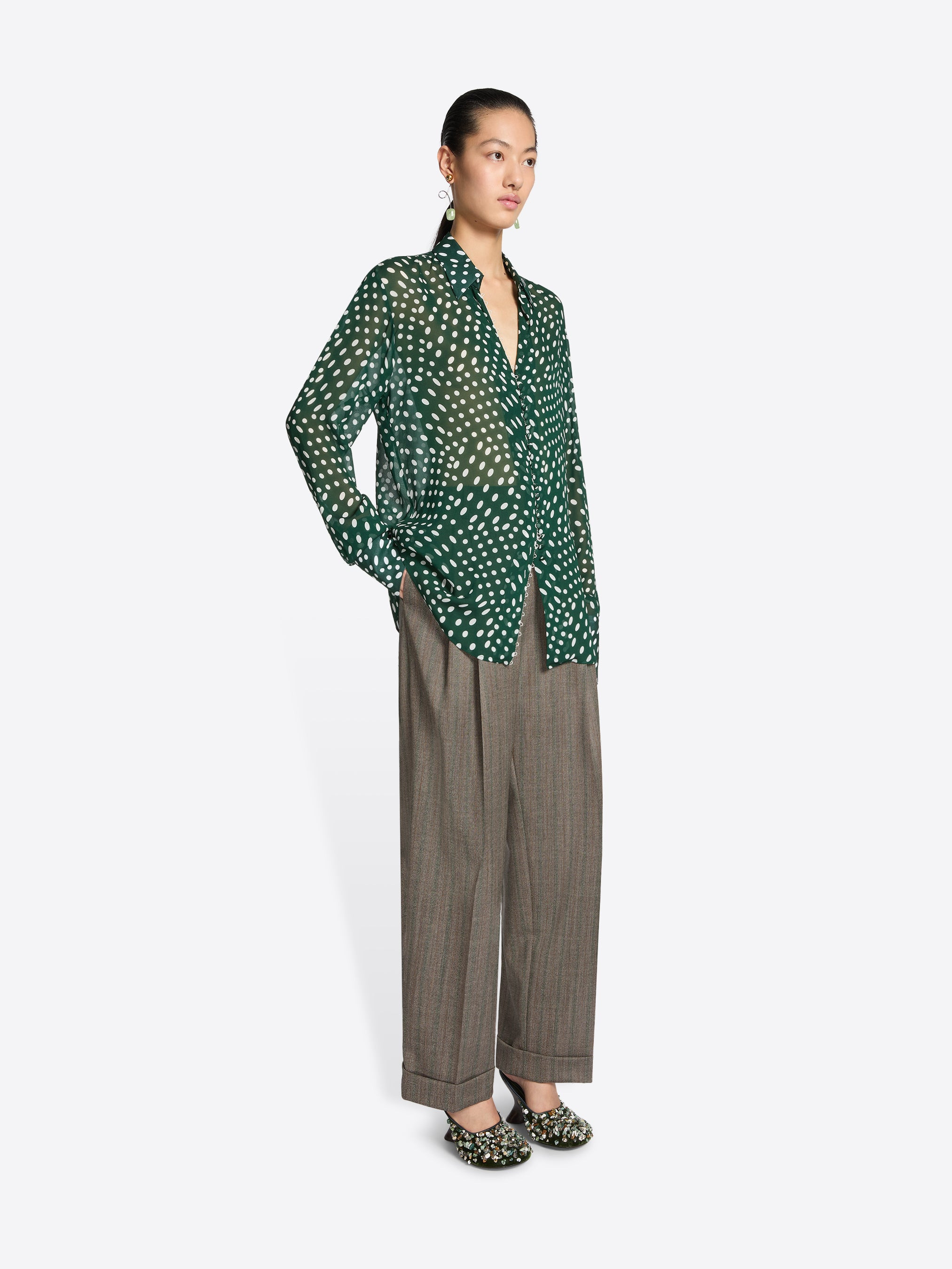 PRINTED VISCOSE SHIRT - 3