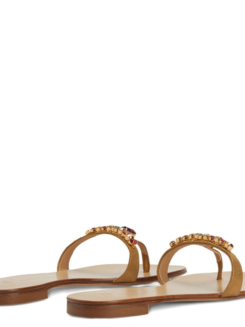 Katisha embellished thong sandals 4