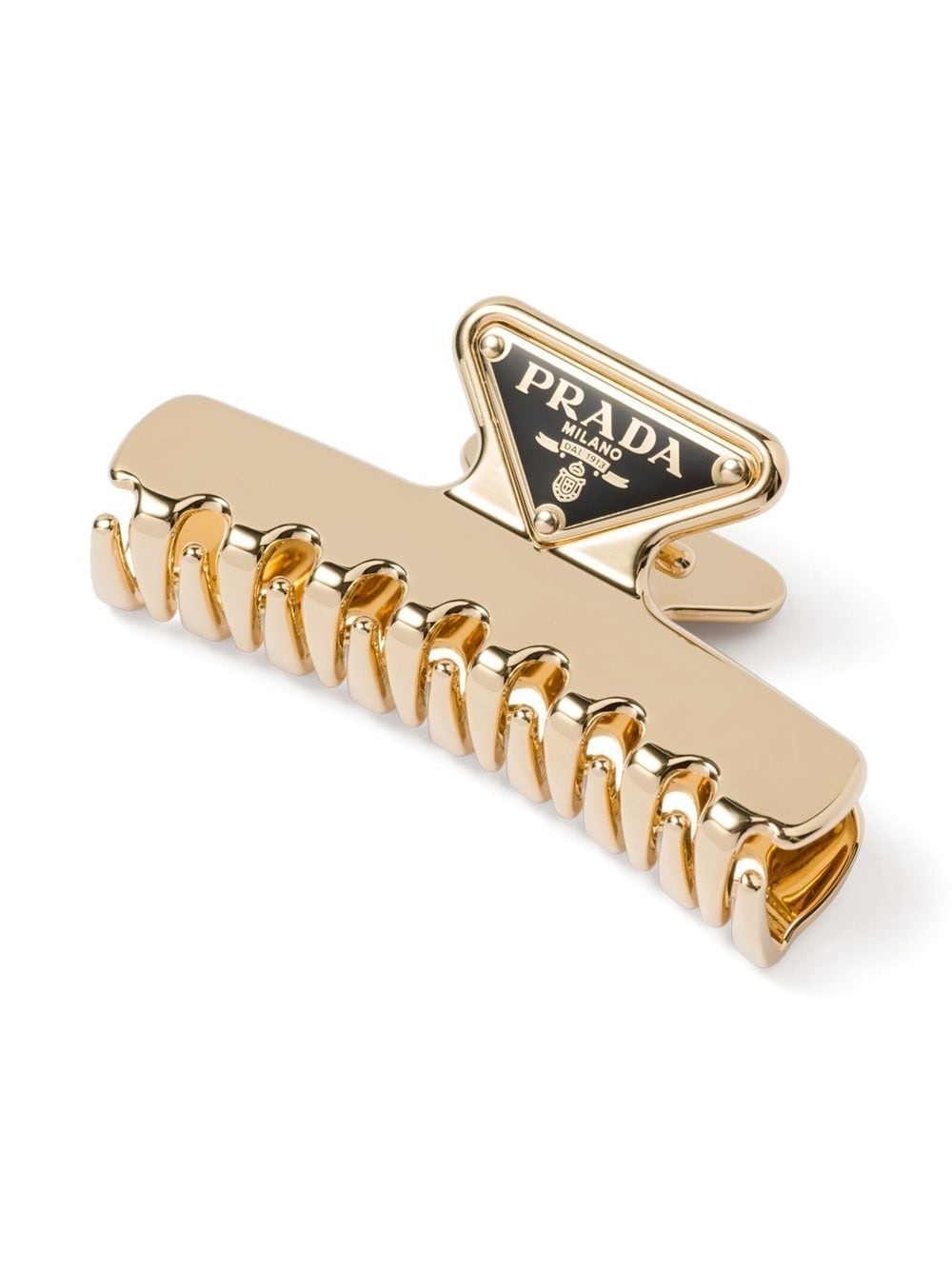 logo-plaque hair clip - 2