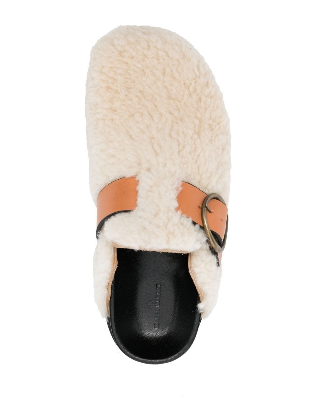 faux shearling mules - 4