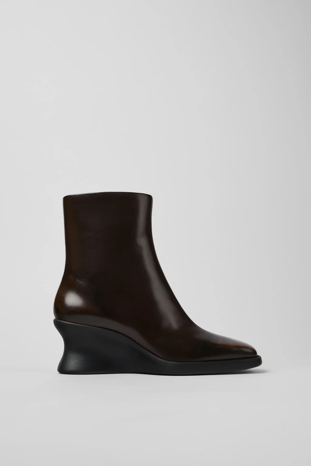 Louise Brown Leather Ankle Boots for Women. - 1